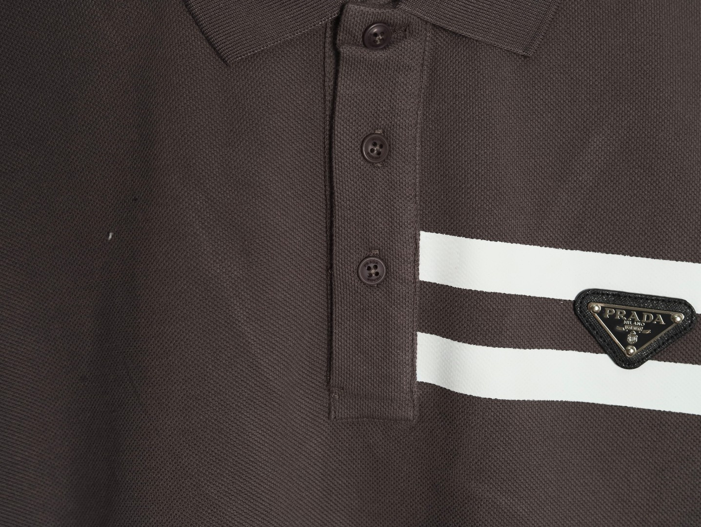 Pra*a short-sleeved polo shirt