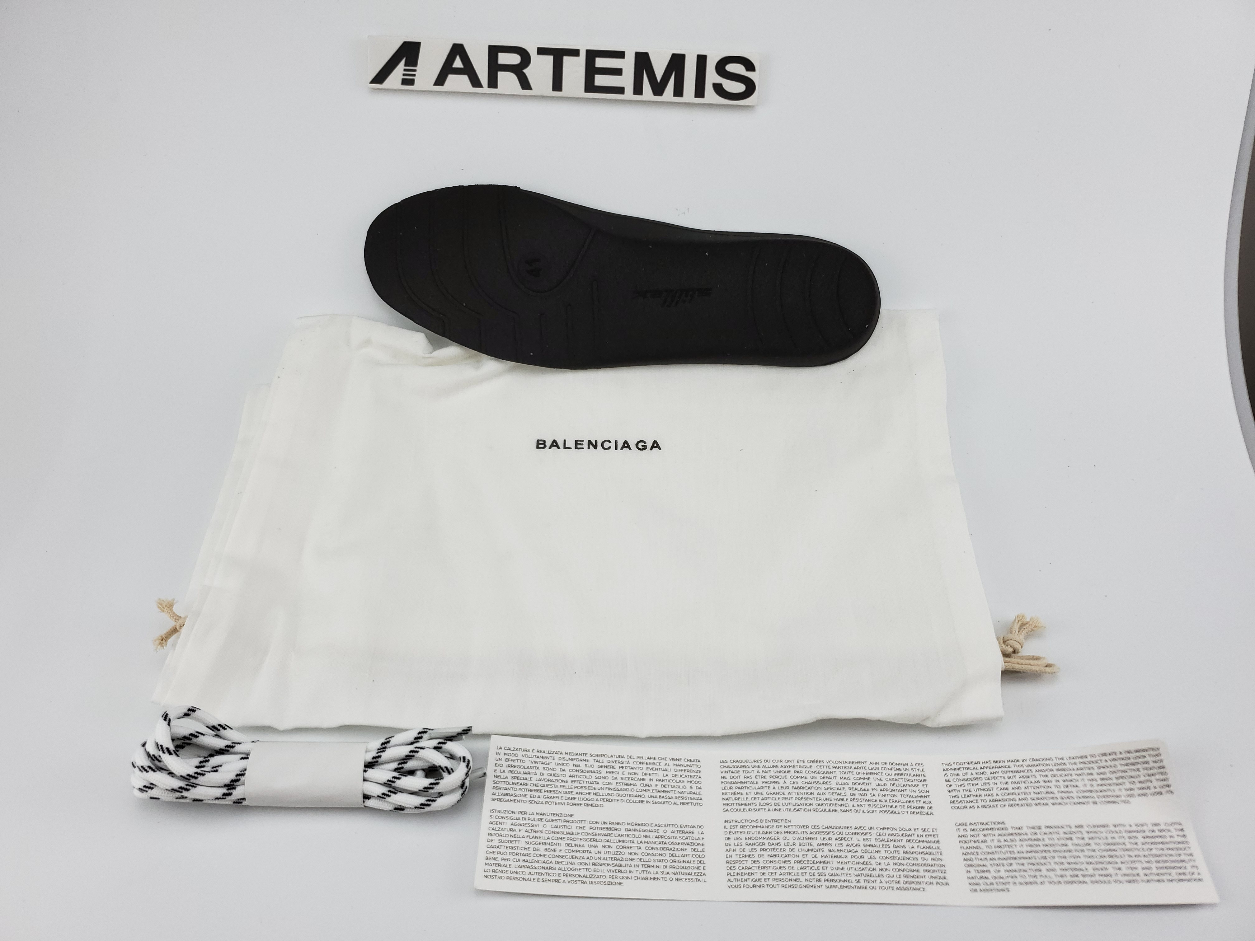 Balenciga Triple S Blanc/Bleu-Violet