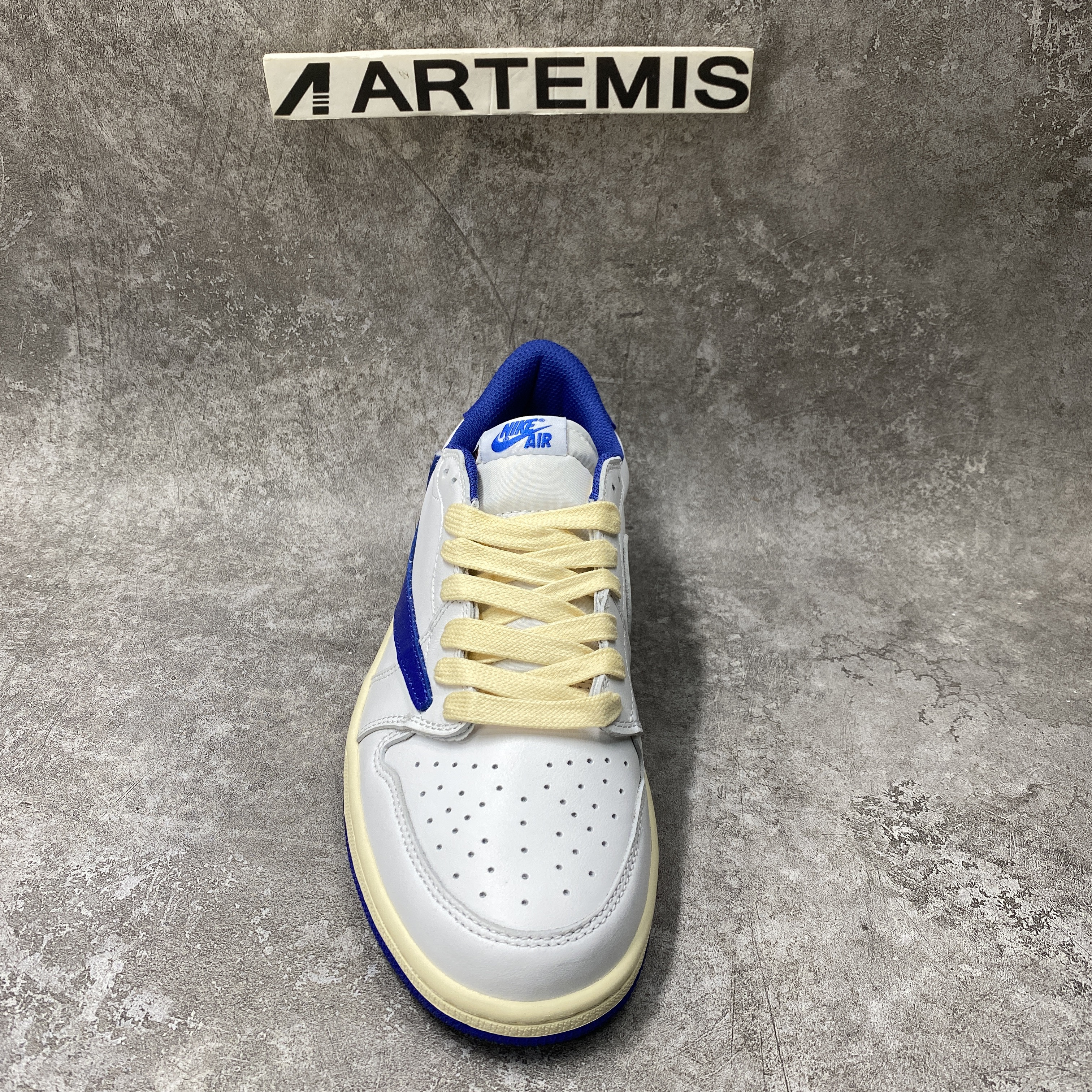 Travis Scott x Air Jordan 1 Low White Blue