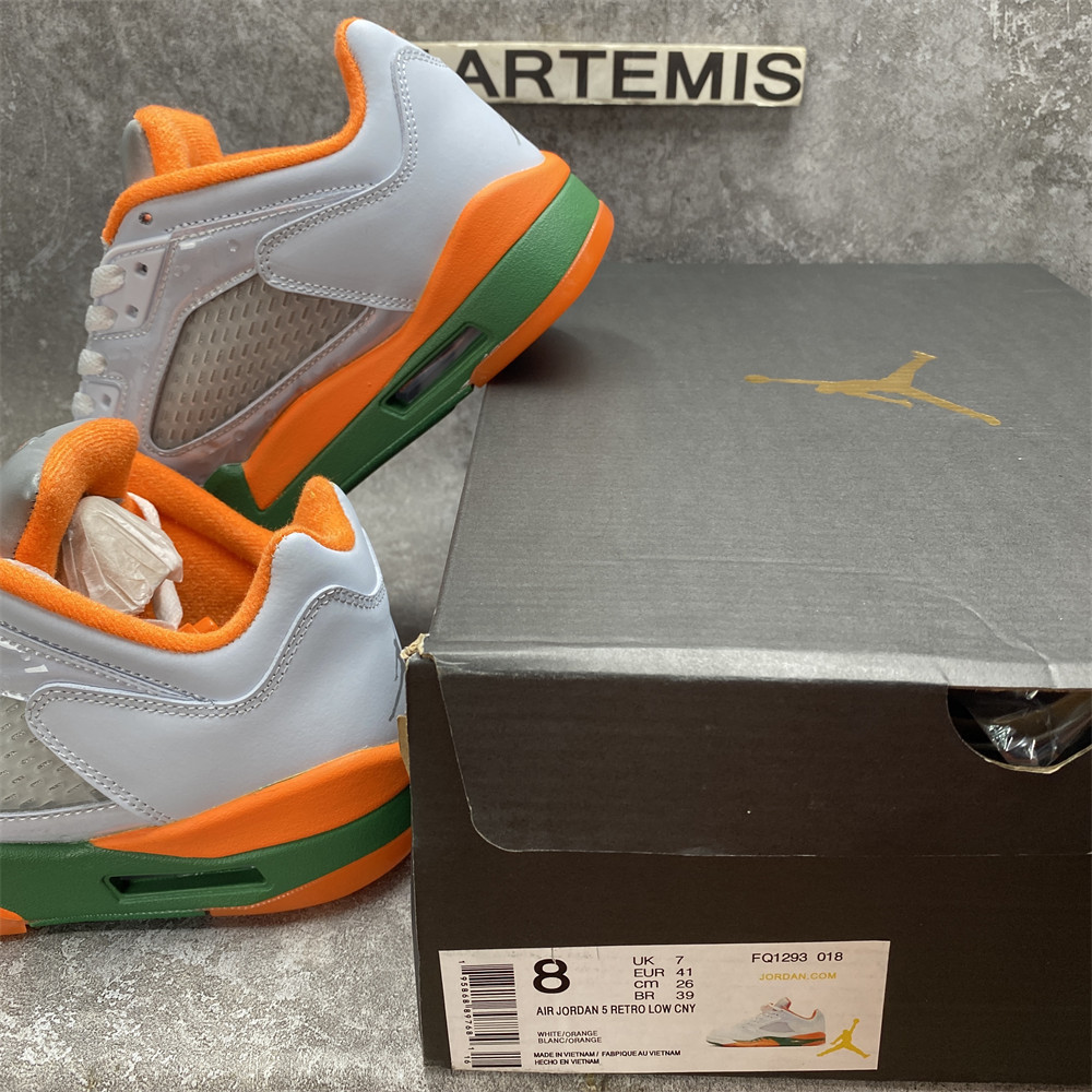 UA Jordan 5 Retro Low Miami Hurricanes
