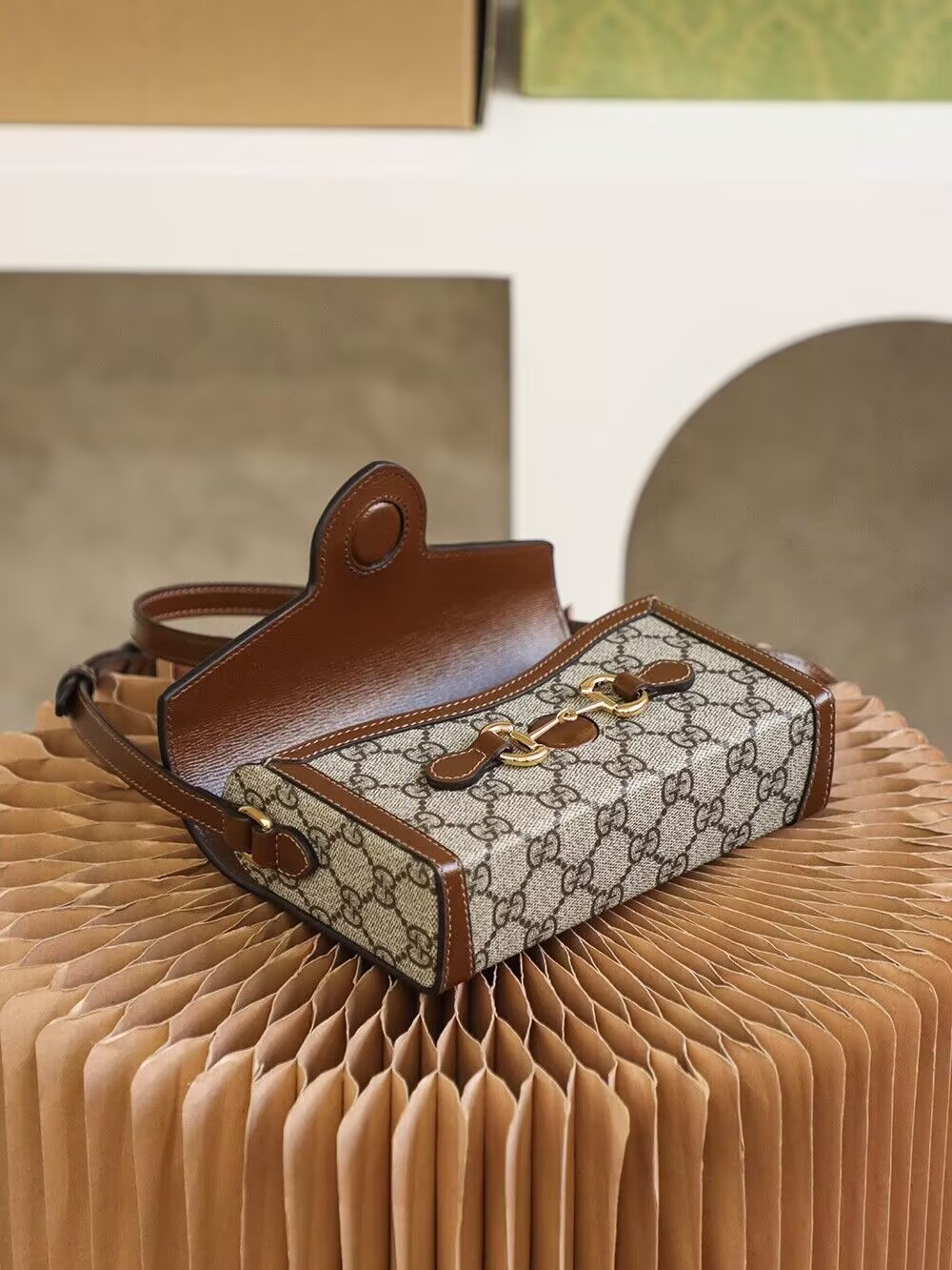 G*u*i horsebit 1955 mini bag 18x12x5cm