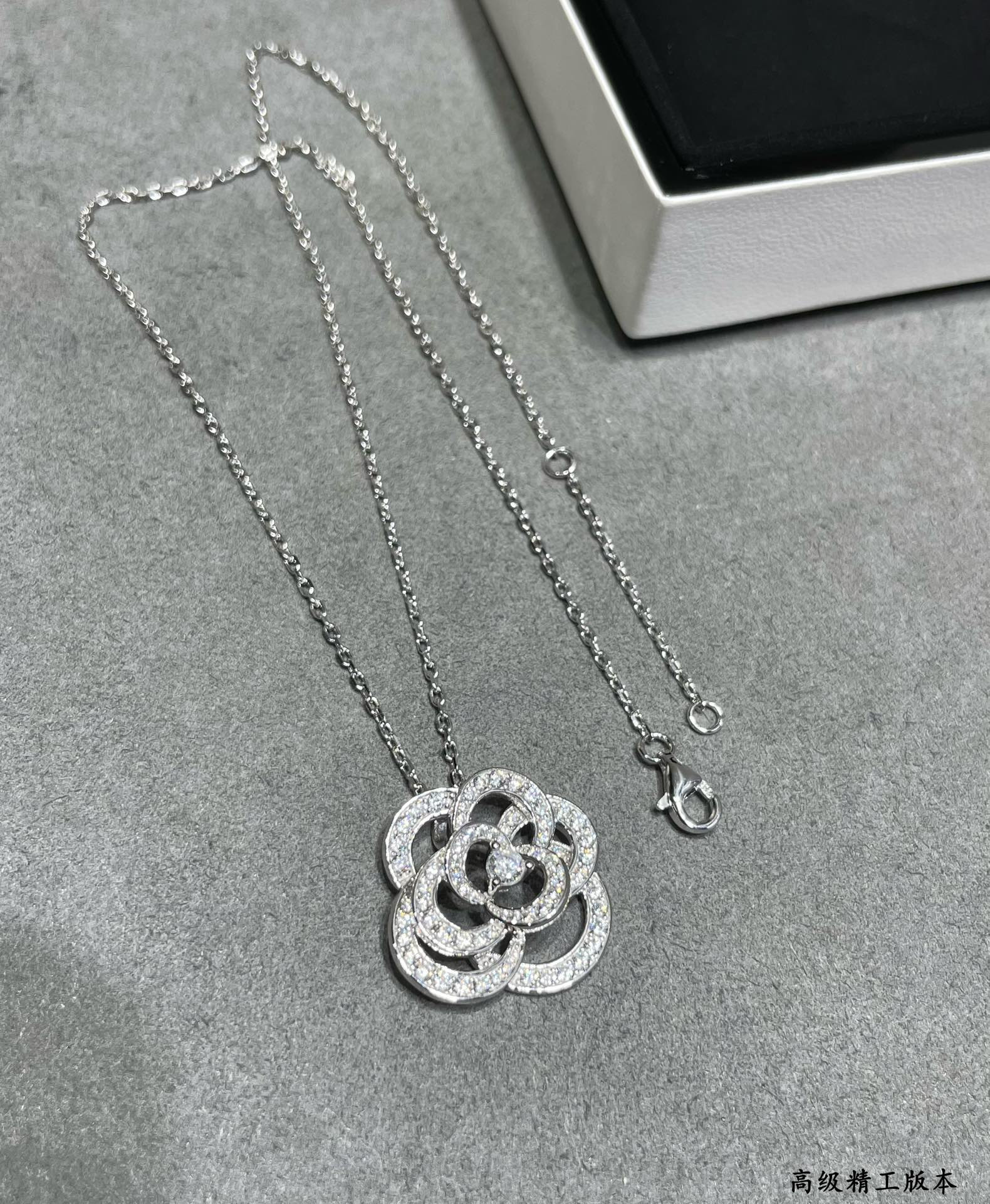 Ch*el camellia necklace
