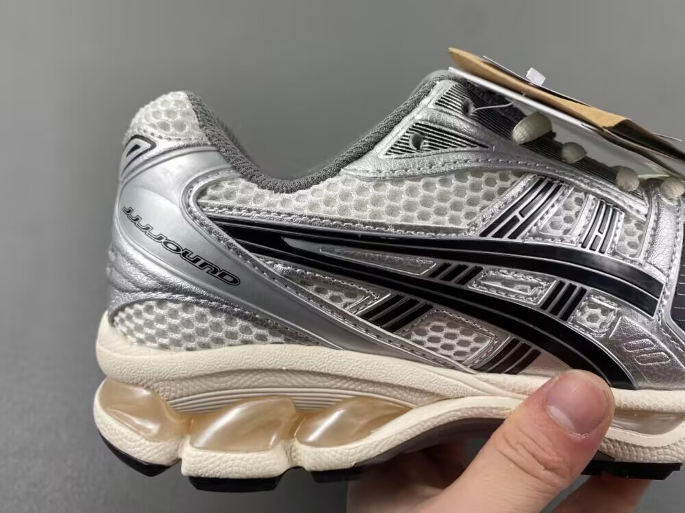 ua As*ic*s gel-kayano 14 jjjjound silver black