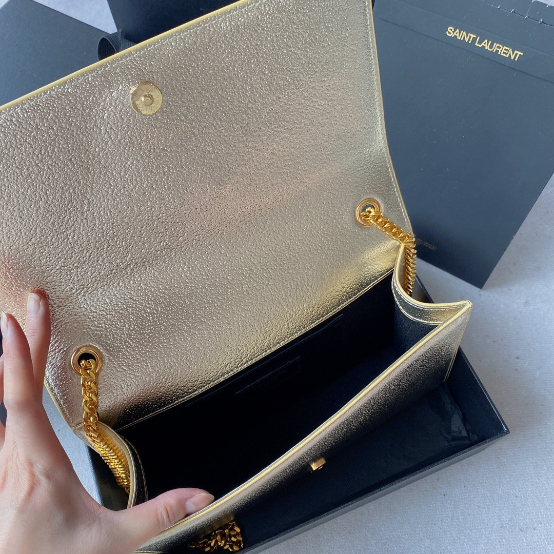 Y*L kate small in metallic leather 20x12x5cm