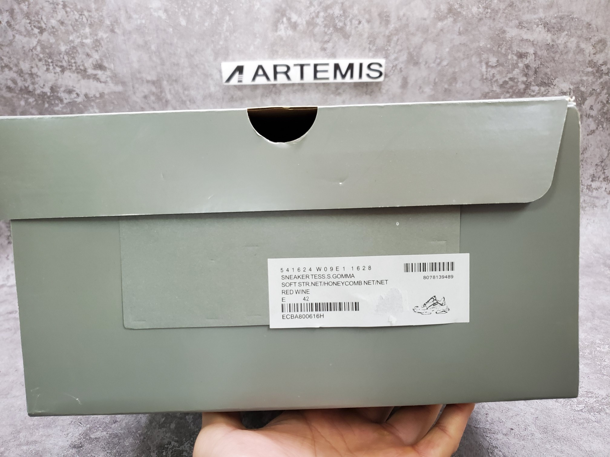 Balenciga Triple S Burgundy Red