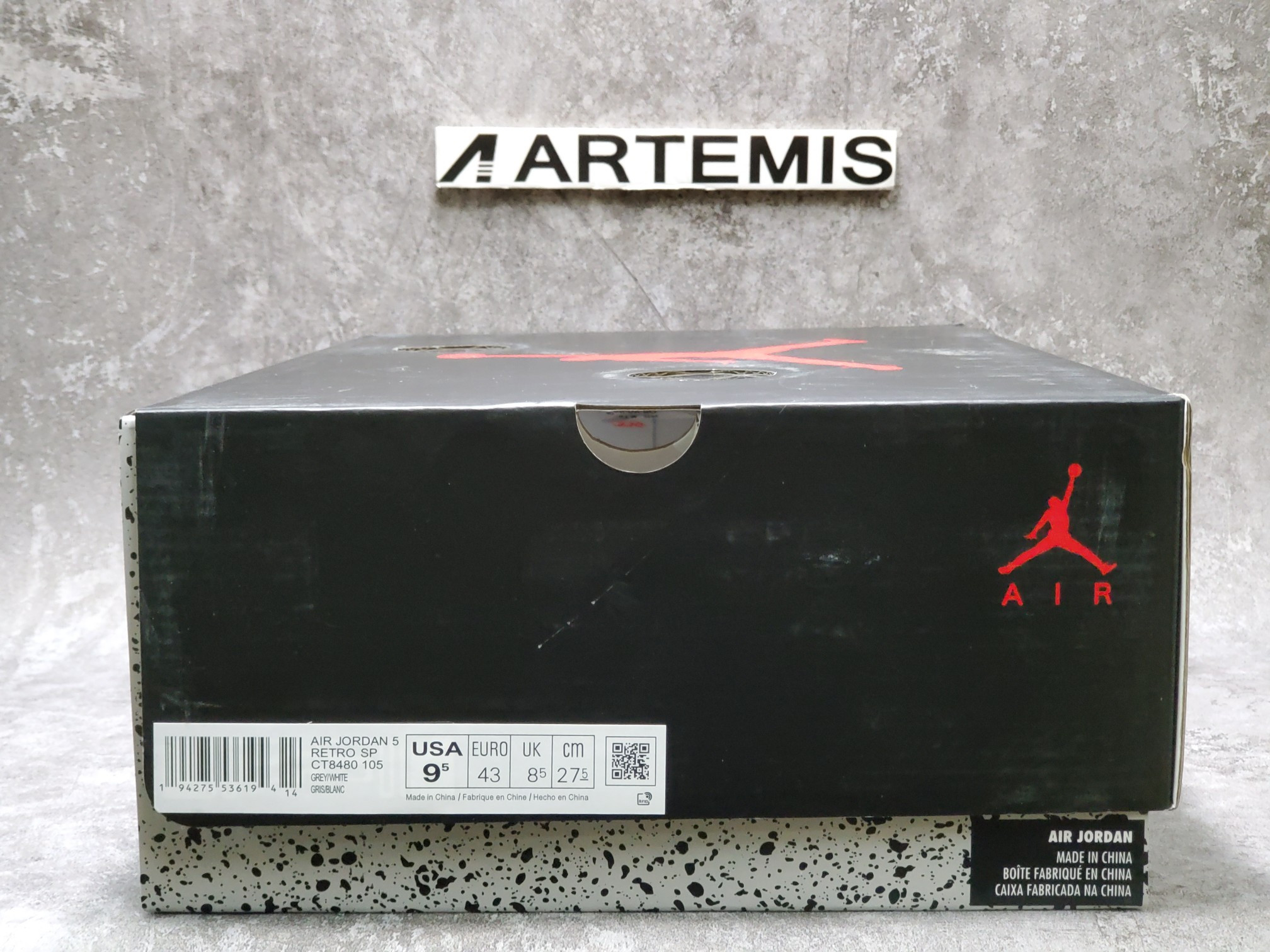 Air Jordan 5 Retro Off White Grape