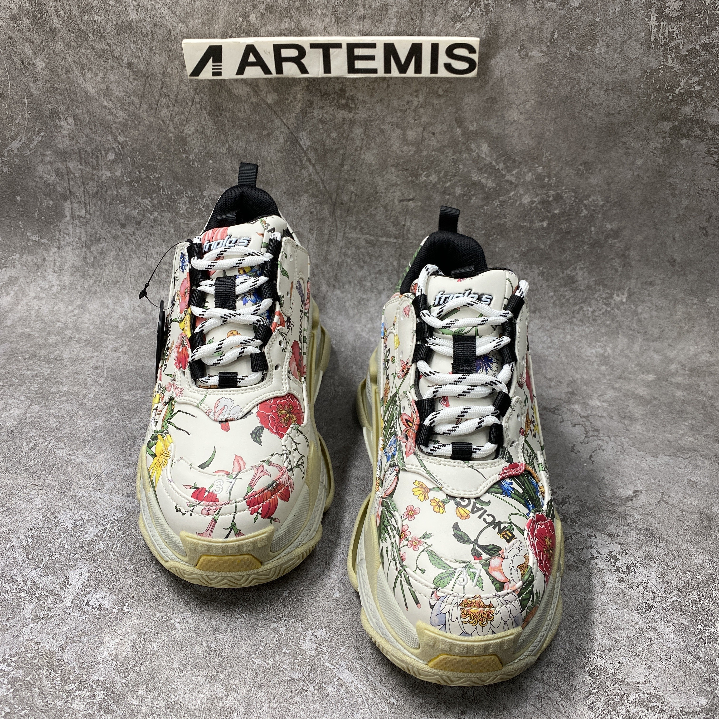 Balenciga X G The Hacker Project Triple S Flora Print