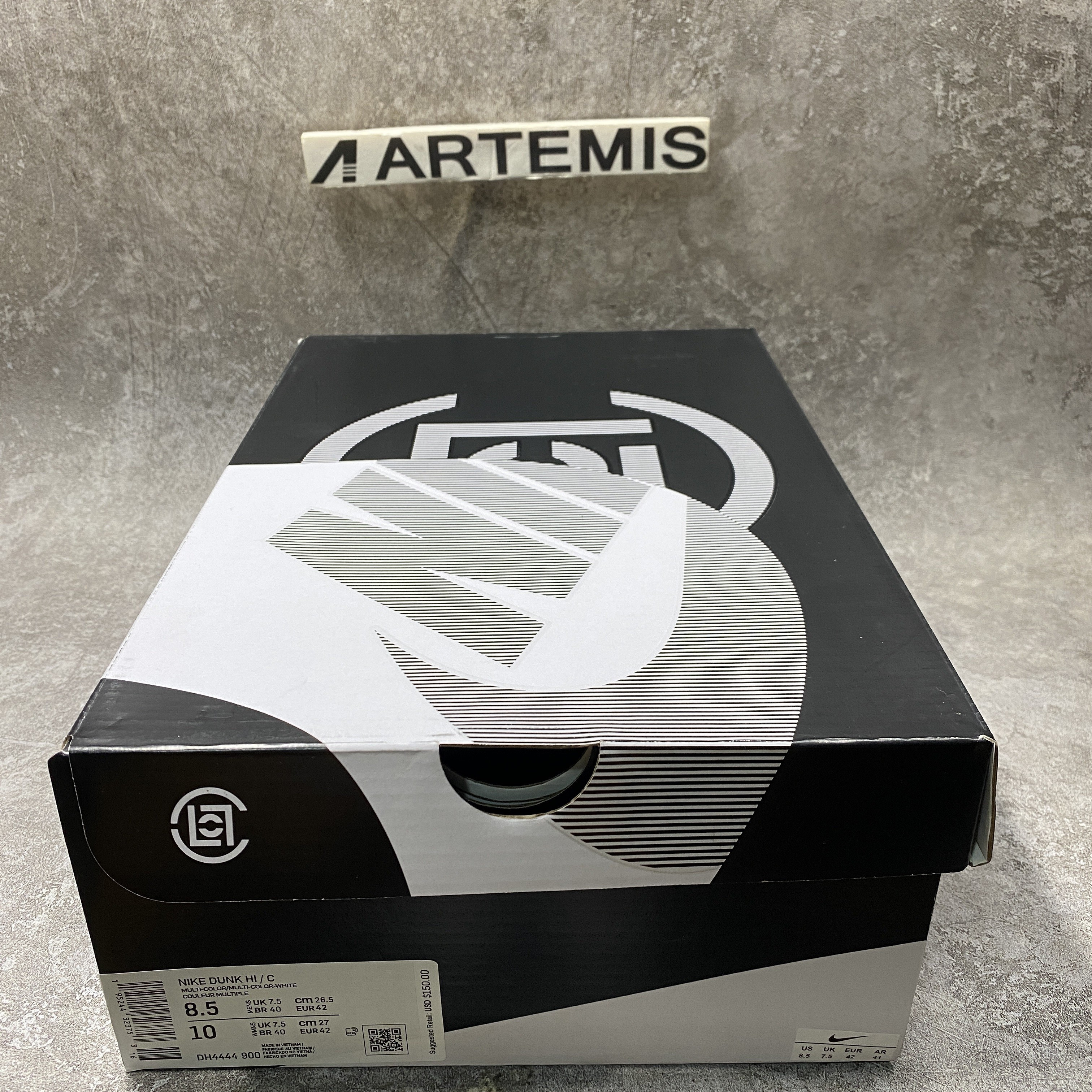 Nike Dunk High CLOT Metallic Silver