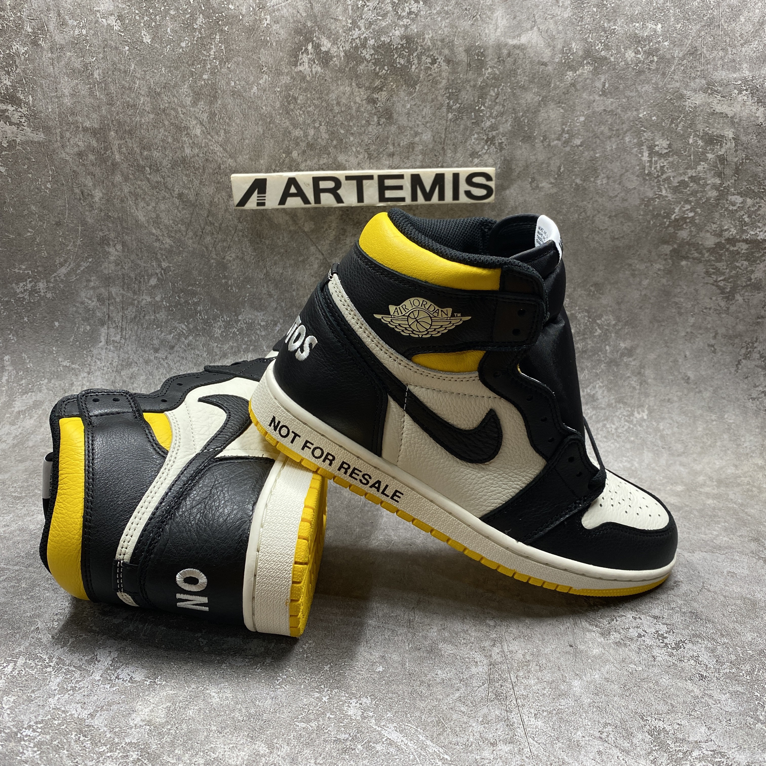 Air Jordan 1 Retro High "Not for Resale" Varsity Maize