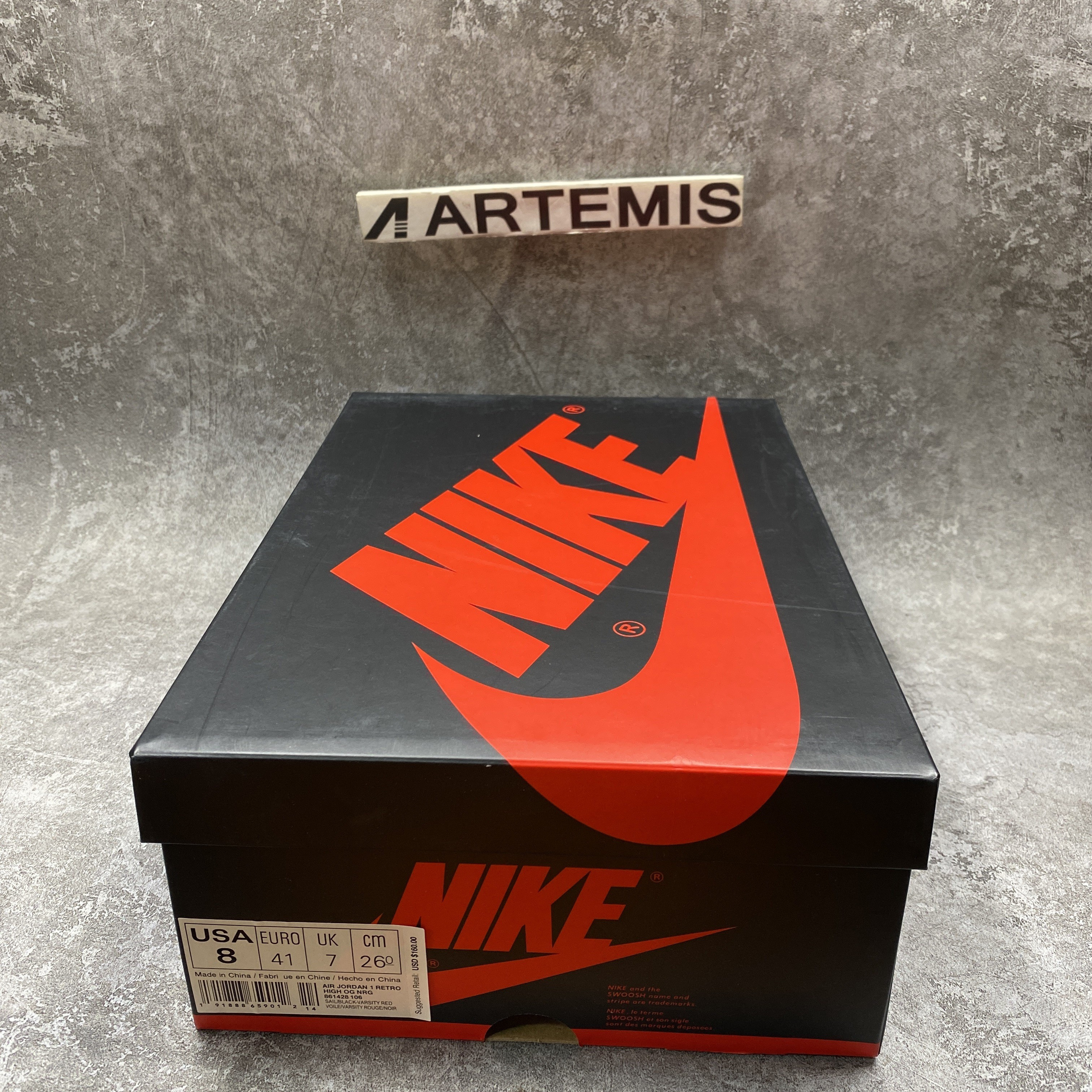 Air Jordan 1 Retro High "Not for Resale" Varsity Red