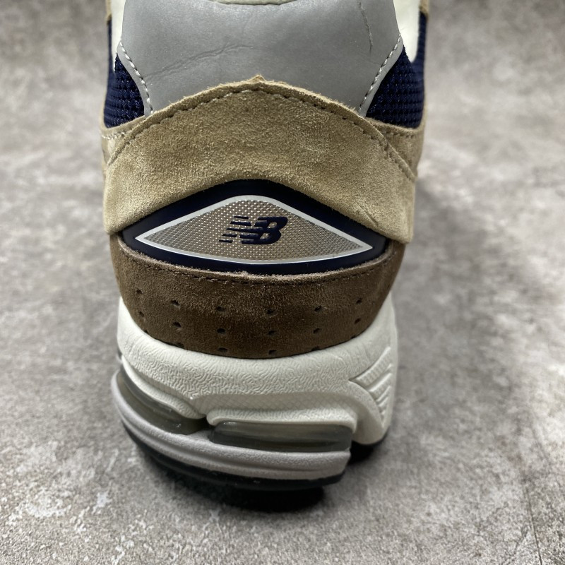 New Balance 2002R Beige Navy Blue
