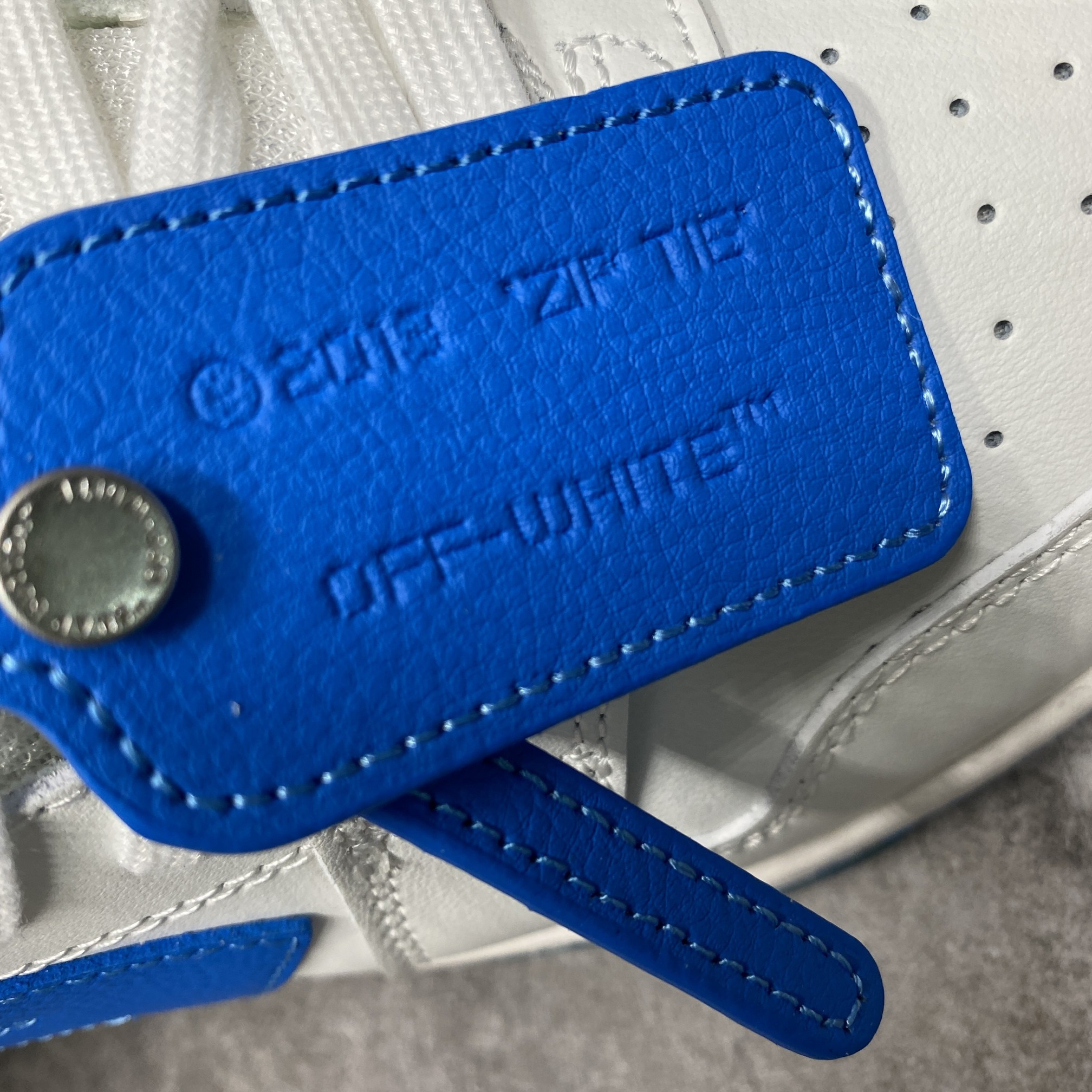 OFF-WHITE Out Of Office OOO Low White Blue