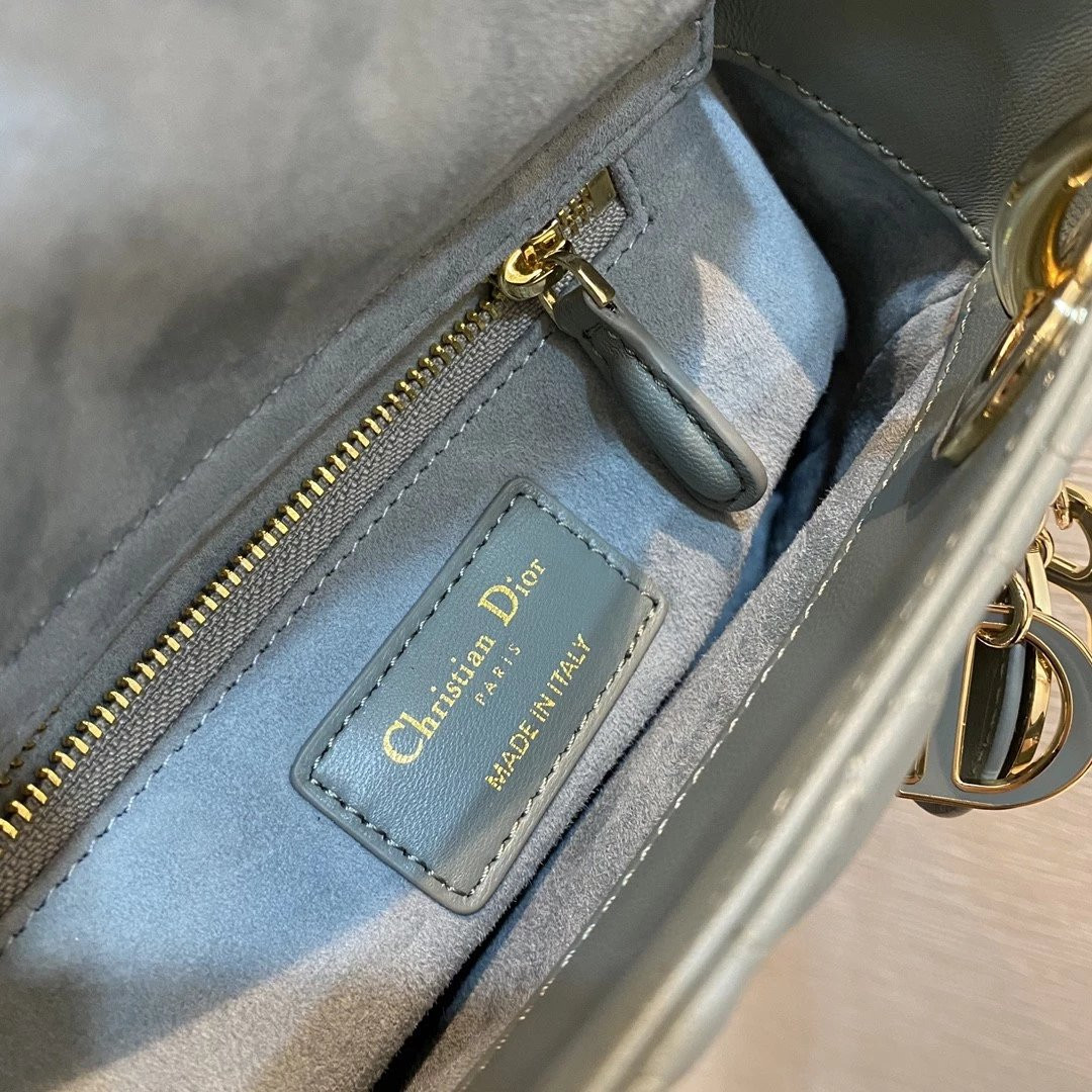 mini lady D*or D*oramour bag 6.5 x 6 x 3 inches