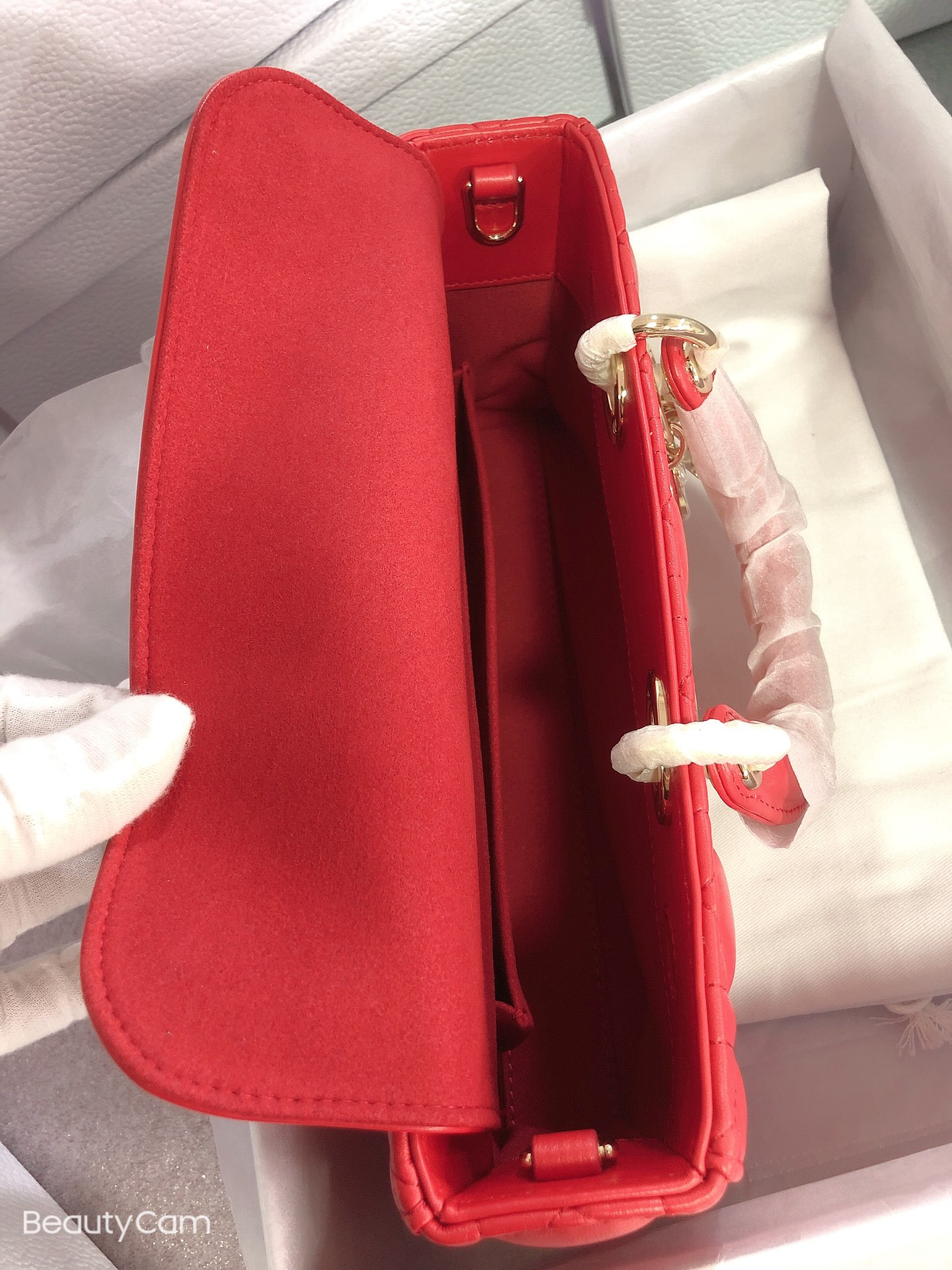 D*or lady d-joy bag medium red 26 x 13.5 x 5 cm