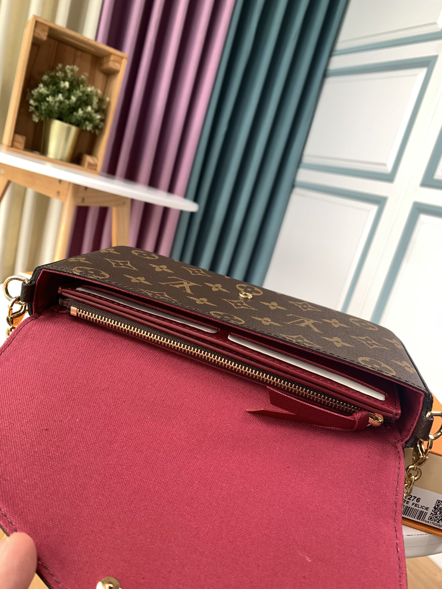 LV POCHETTE FÉLICIE M61276 21x12x3CM