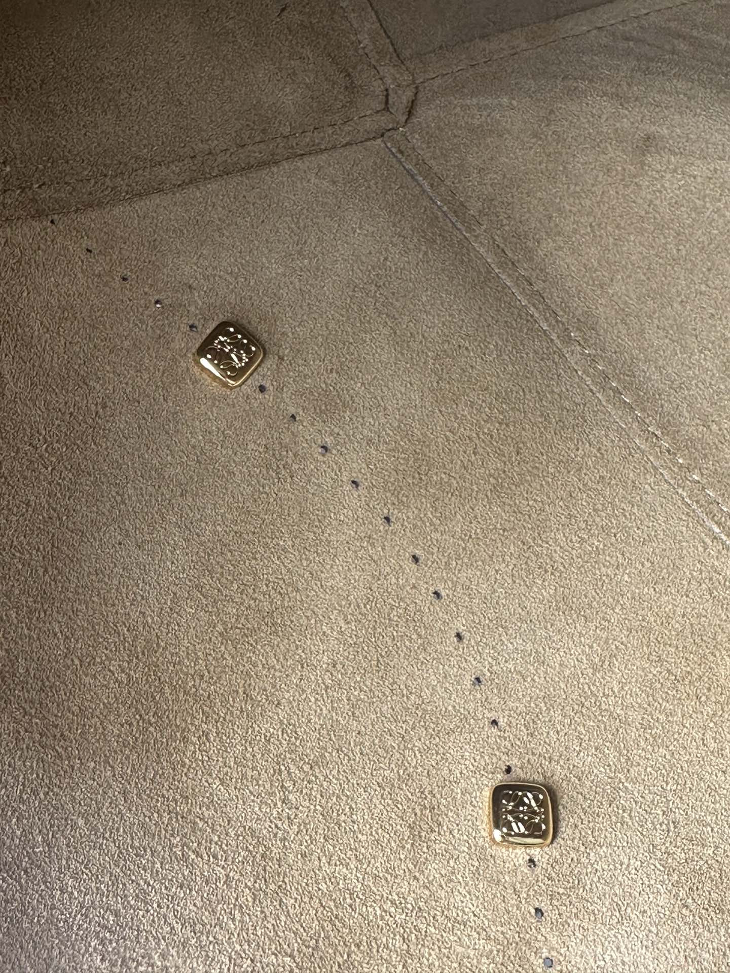 L0ew* medium puzzle fold tote in shiny calfskin 25.5x14.5x31.5cm