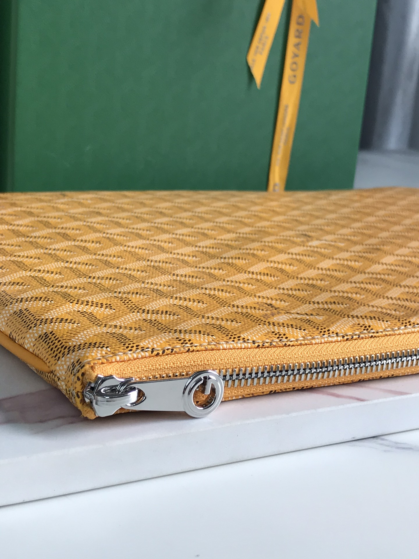 Go*ard Go*ardine senat mm pouch palladium hardware 36x26x0.5cm