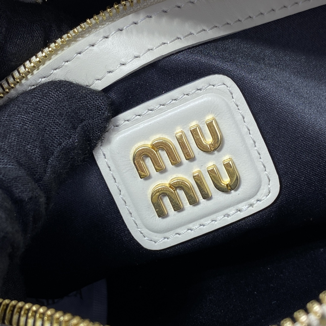 Miu Miu Arcadie leather bag 10.5x22x7.5cm
