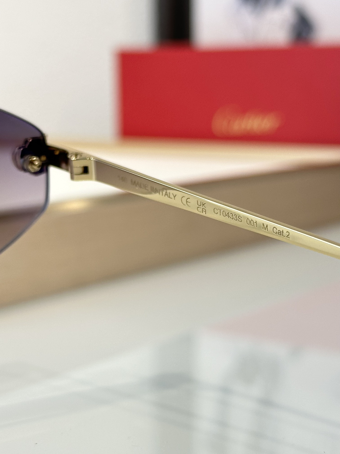 Ca*t*er glasses ct0433s 55-20-140