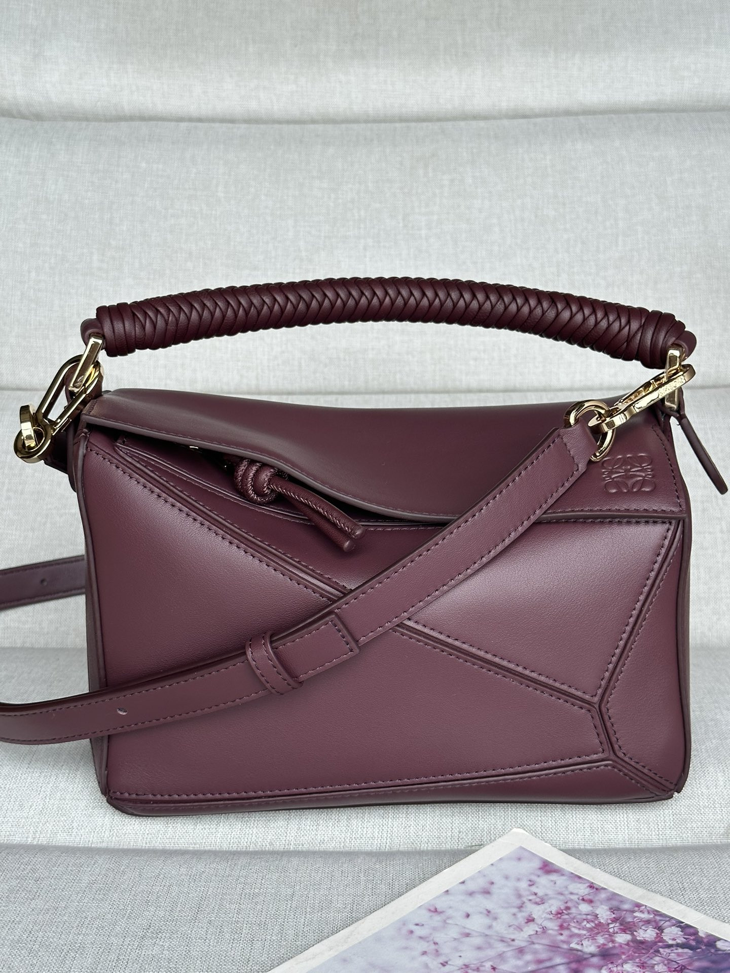 L0ew* small puzzle bag in smooth calfskin 24x10.5x16.5cm