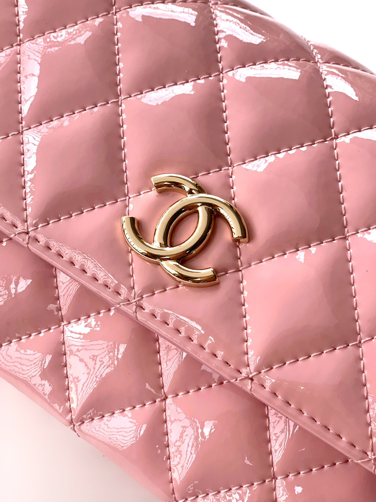 Ch*el 25p flap handheld evening bag 10.5x18.5x8cm