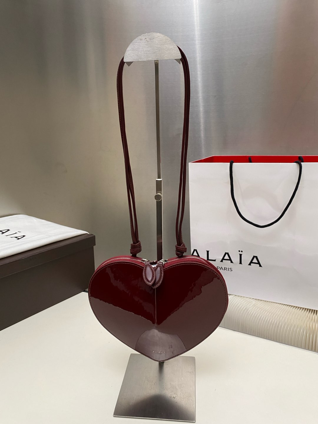 ALAÏA Le Coeur Heart Bag 18.5x20.5x5cm