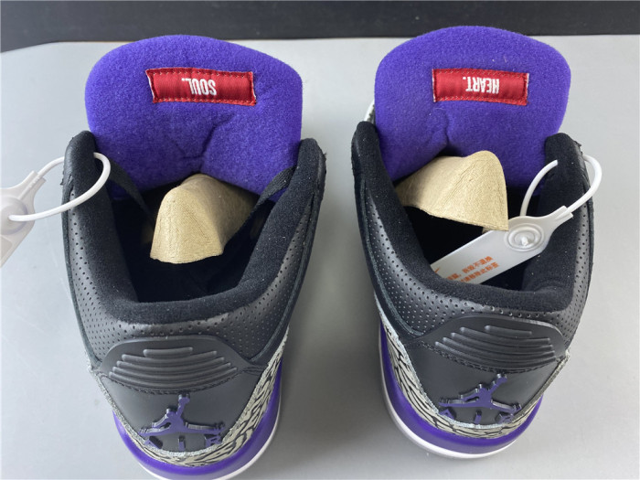 Air Jordan 3 Retro Black Court Purple CT8532-050