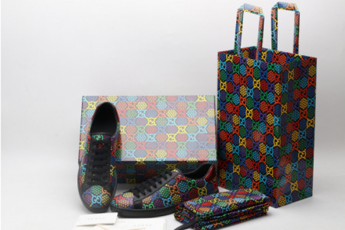 G*u*i ace embroidered low-top sneaker 610085 h2020 1110