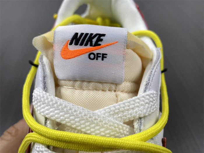 Off-White x Nike Blazer Low "White/University Red" DH7863-100