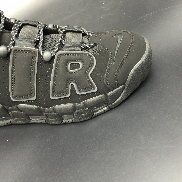 Nike Air More Uptempo “Triple Black Reflective” 414962-004