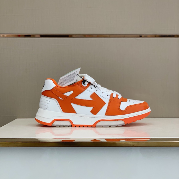 OFF WHITE™ C/O VIRGIL ABLOH OUT OF OFFICE LOW-TOP LEATHER SNEAKERS "OOO"