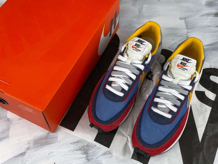 Sacai x Nike LDWaffle Trainer “Varsity Blue/Varsity Red” BV0073-400