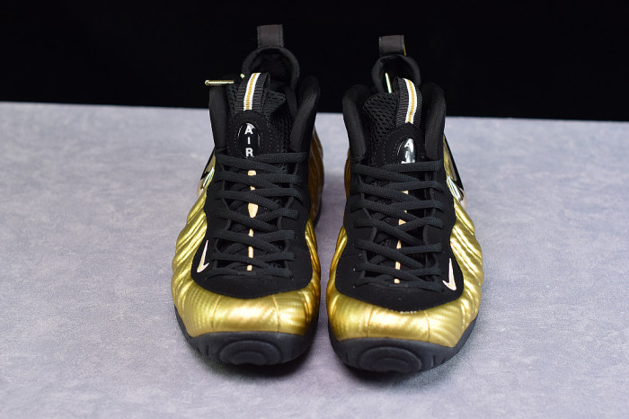 Nike Air Foamposite Pro “Metallic Gold” Black mens 624041-701