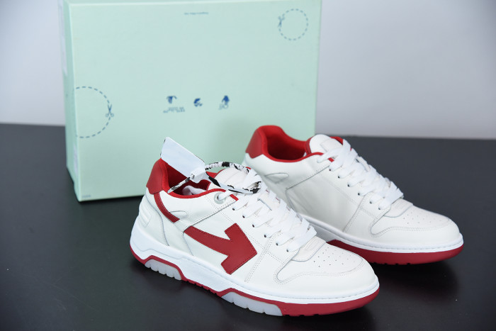 OFF WHITE™ C/O VIRGIL ABLOH OUT OF OFFICE LOW-TOP LEATHER SNEAKERS "OOO"