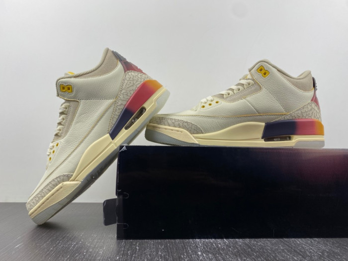 Jordan 3 Retro SP J Balvin Medellín Sunset Shoes FN0344-901