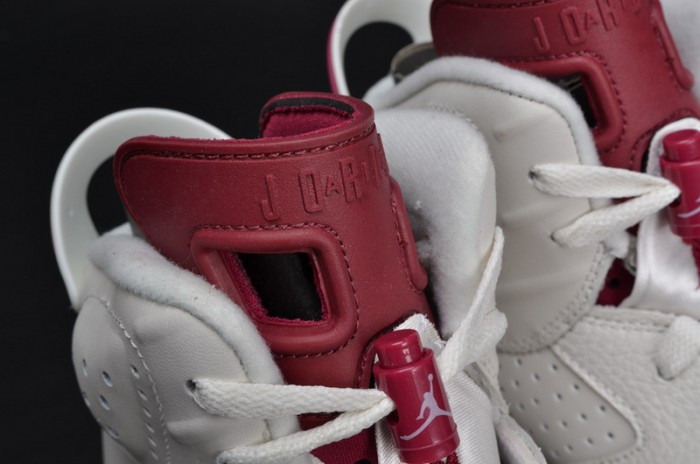 Air Jordan 6 Retro “Maroon” white 384664-116