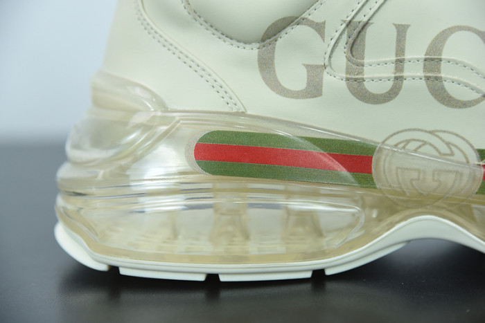 G*u*i logo rhyton vintage trainer sneaker 500877 drw00 9522