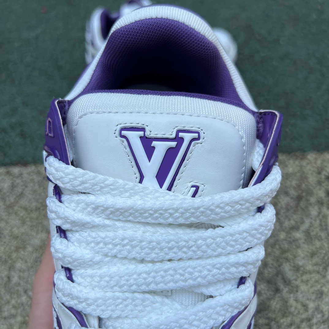 LV TRAINER MAXI White-purple
