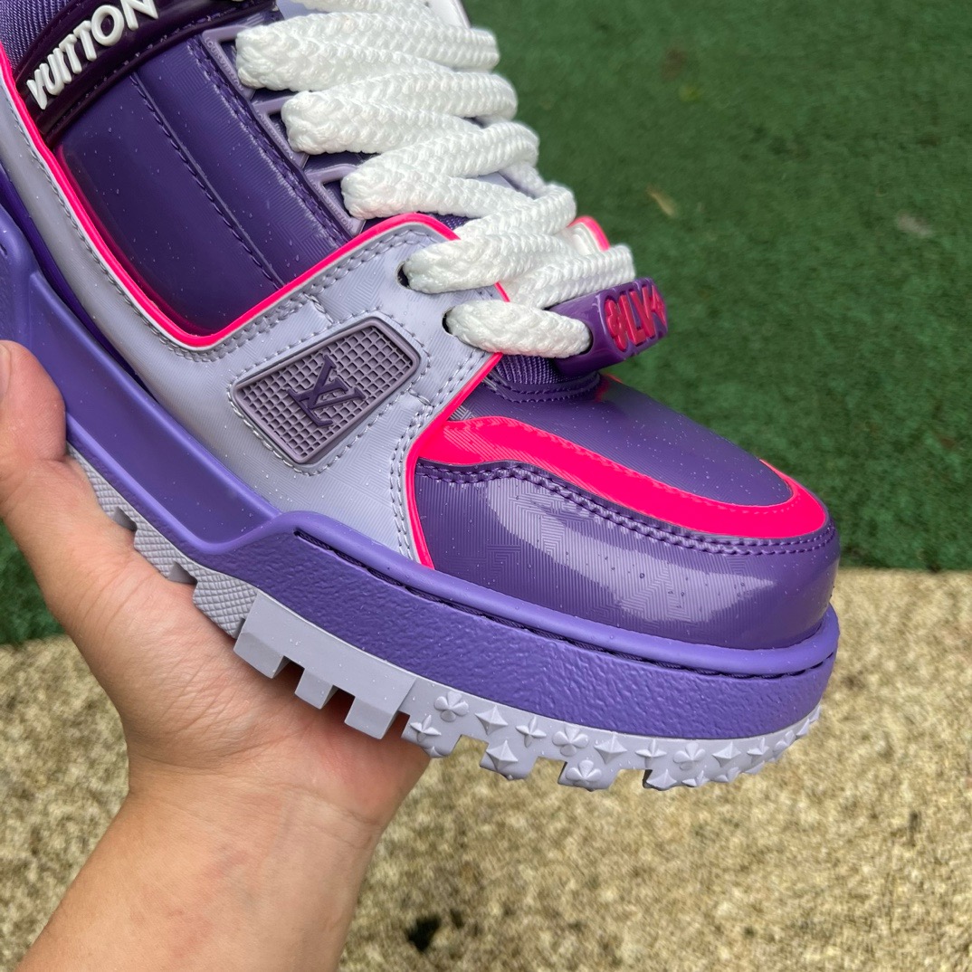 LV TRAINER MAXI Purple pink