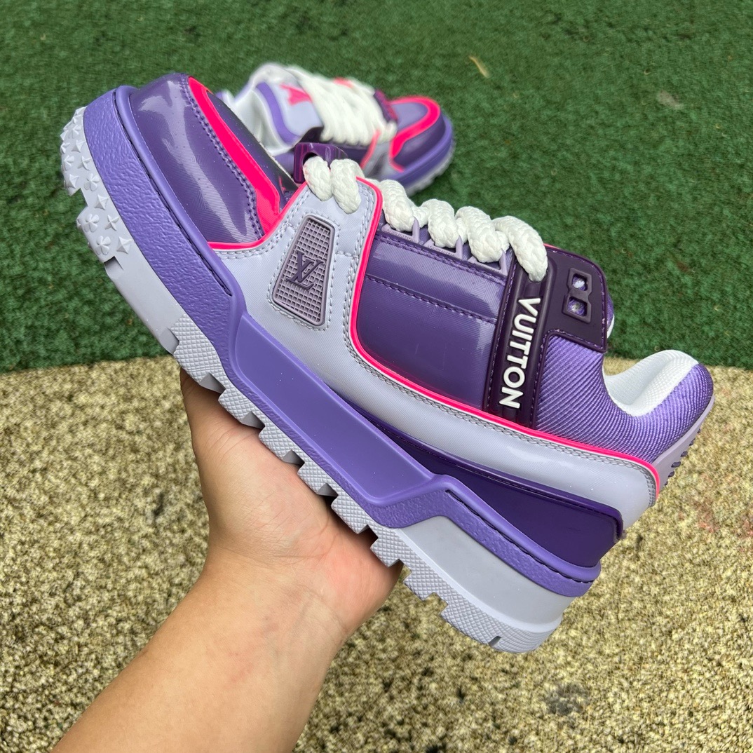 LV TRAINER MAXI Purple pink