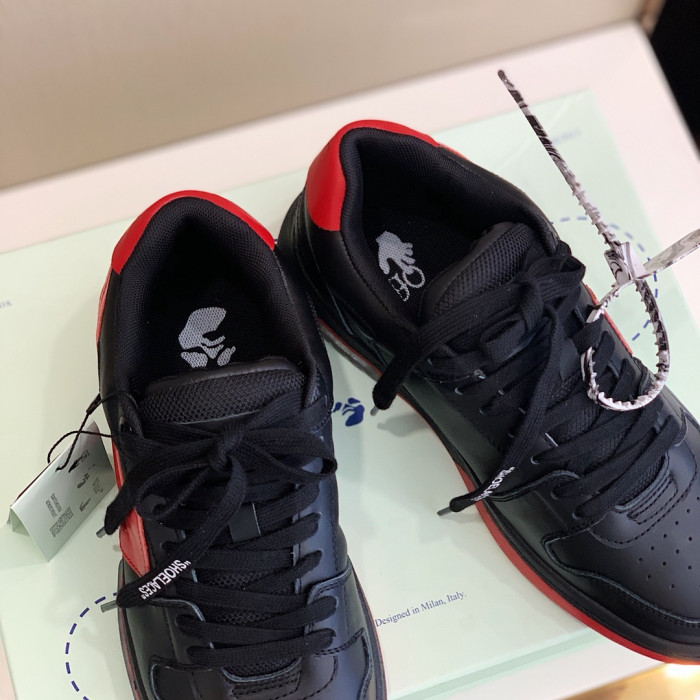 OFF WHITE™ C/O VIRGIL ABLOH OUT OF OFFICE LOW-TOP LEATHER SNEAKERS "OOO"