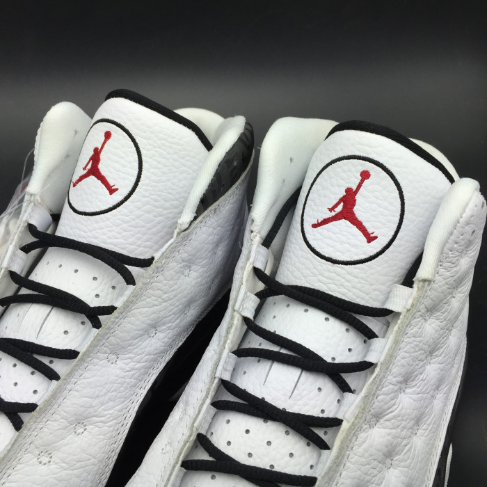 AIR JORDAN 13 RETRO SNGL DAY "LOVE AND RESPECT" black/ white mens 888164-112