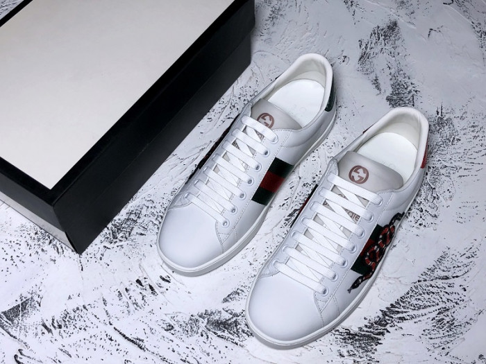 G*u*i ace leather sneaker 456230 02jp0 9064