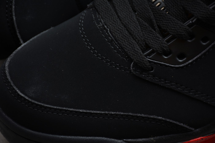 Air Jordan 5 Retro Low “Alternate 90” black/ red mens 819171-001