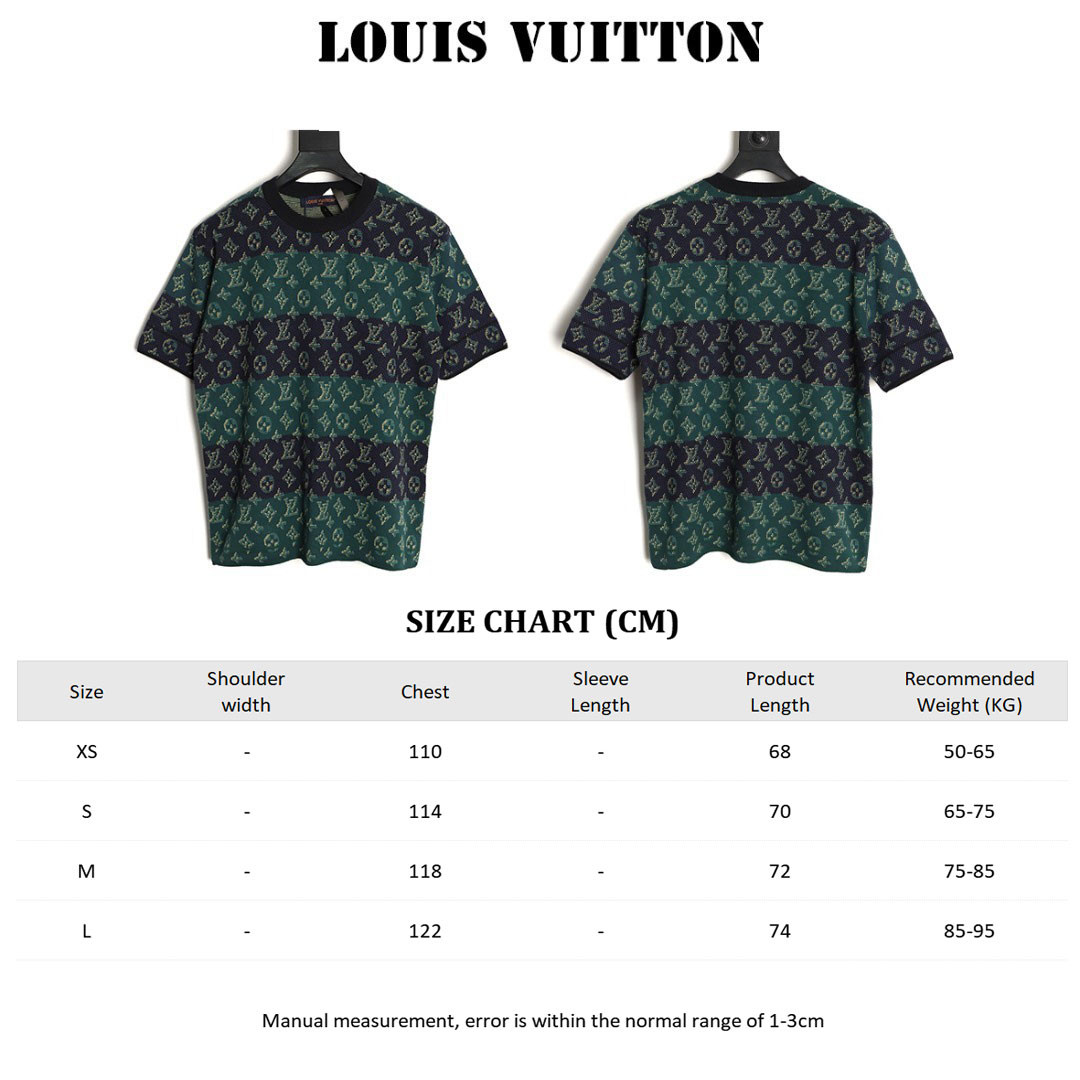 Louis Vuitton Knitting Short-sleeved T-shirt