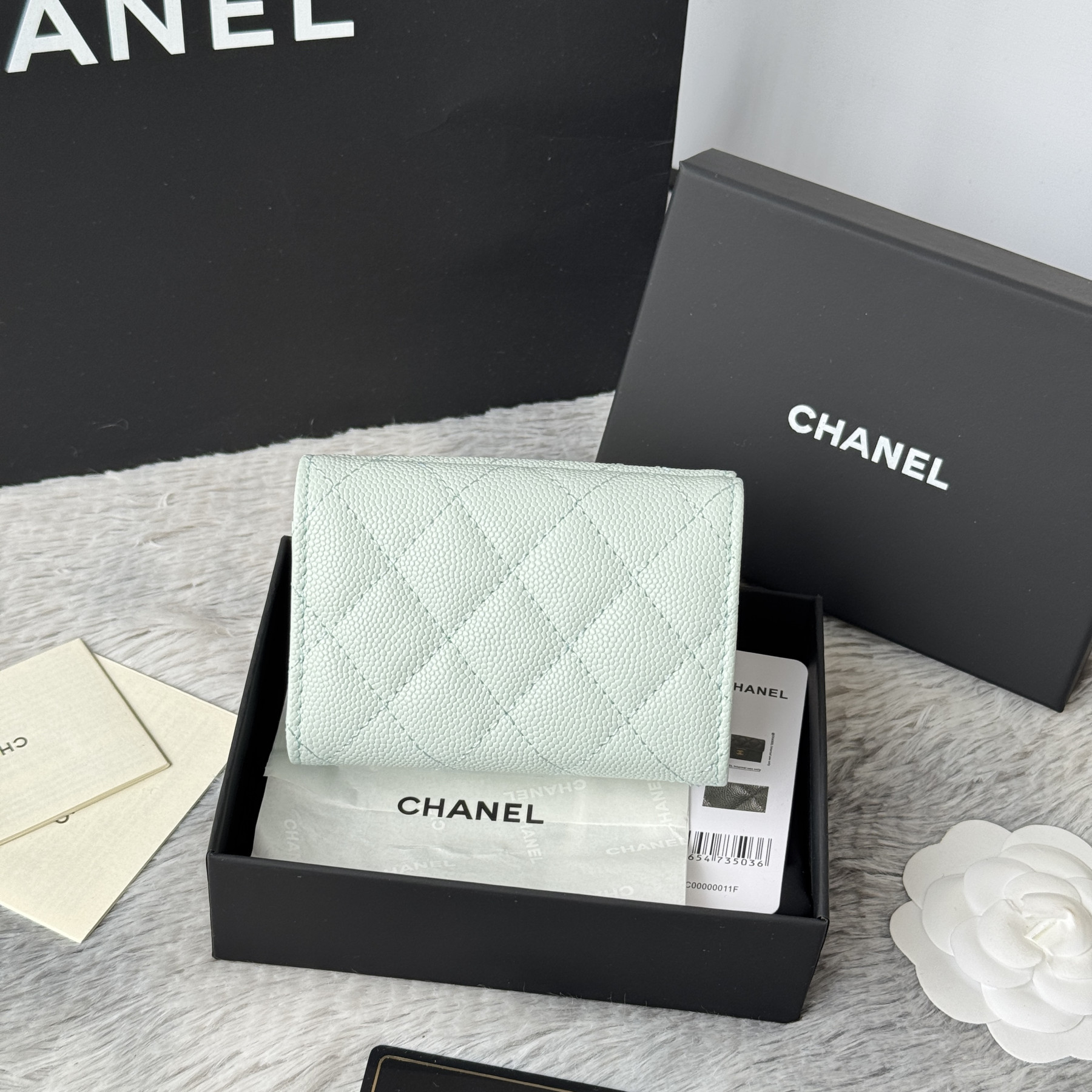 Ch**el card holder 10.5x7.5x3cm