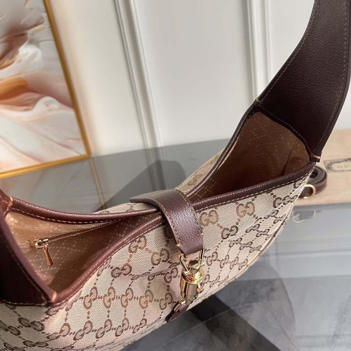 Gucci Jackie 1961 Medium Shoulder Bag 31.5x22x5cm