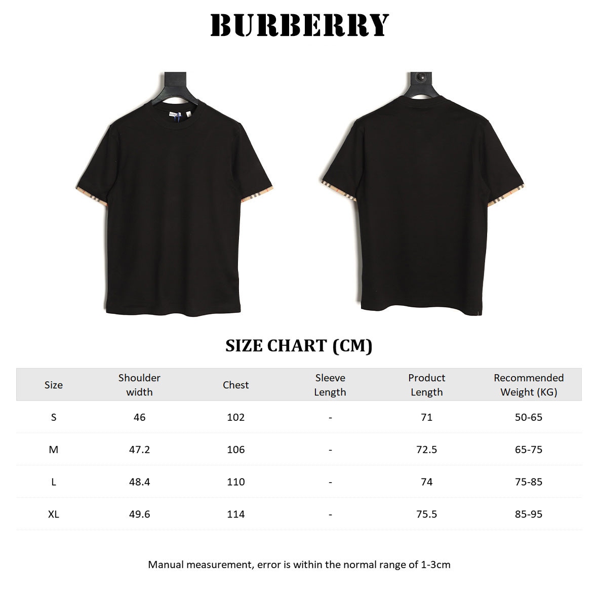 BURBERRY BBR Short-sleeved T-shirt