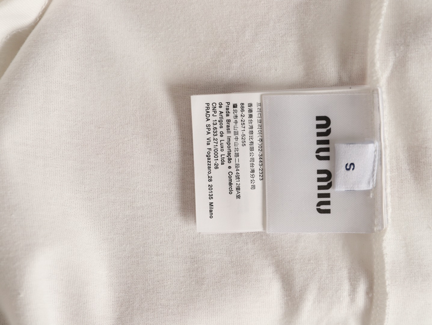 MIU MIU 26SS Short-sleeved T-shirt