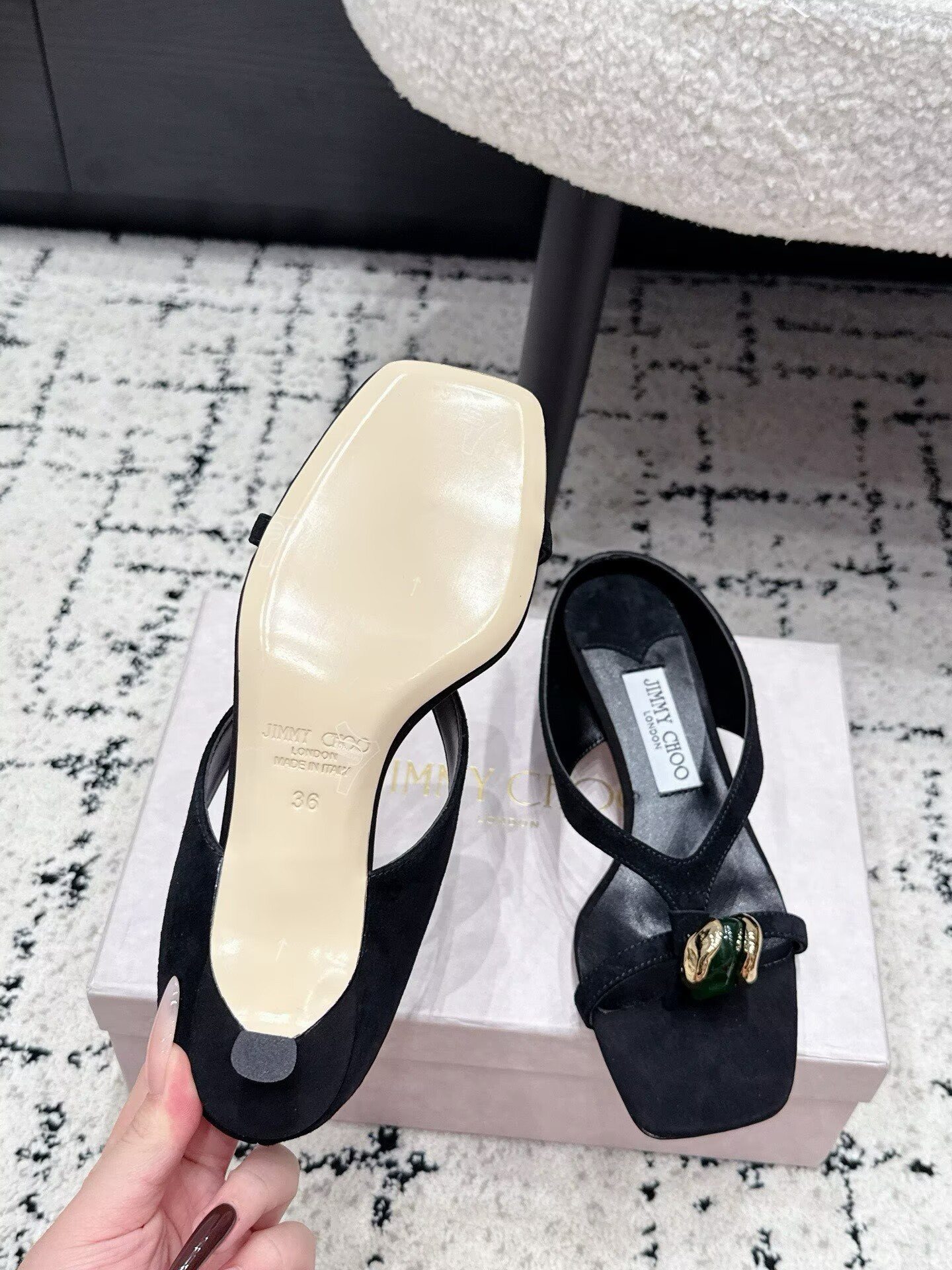 UA Jimmy Choo Emeri Sandals